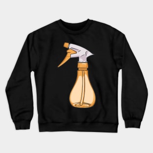 Hair Spray Bottle Hairdresser Bottle Barber Crewneck Sweatshirt